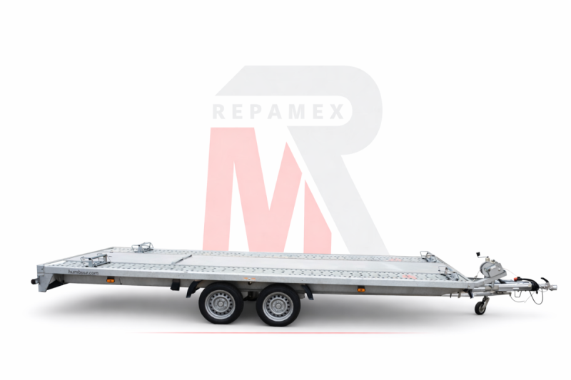 LOCATION REMORQUE HUMBAUR PLATEAU BASCULANT 3T5 / GROUPE ÉLECTROGÈNE 8000W
