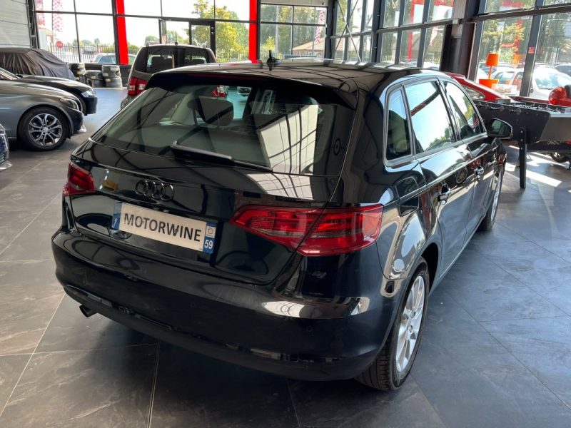 🚗 AUDI A3 1.6 TDI 110ch ⚙️ AMBITION LUXE 📡 Radars de recul ❄️ Climatisation