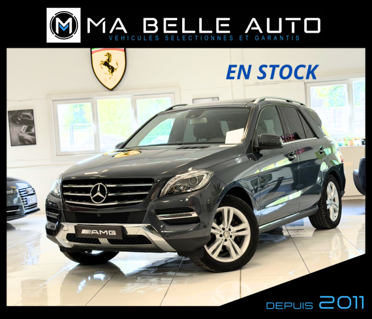 MERCEDES ML 250 BLUETEC 4MATIC 204 CH - AIRMATIC - TOIT PANORAMIQUE - CAMÉRA 360° - CUIR