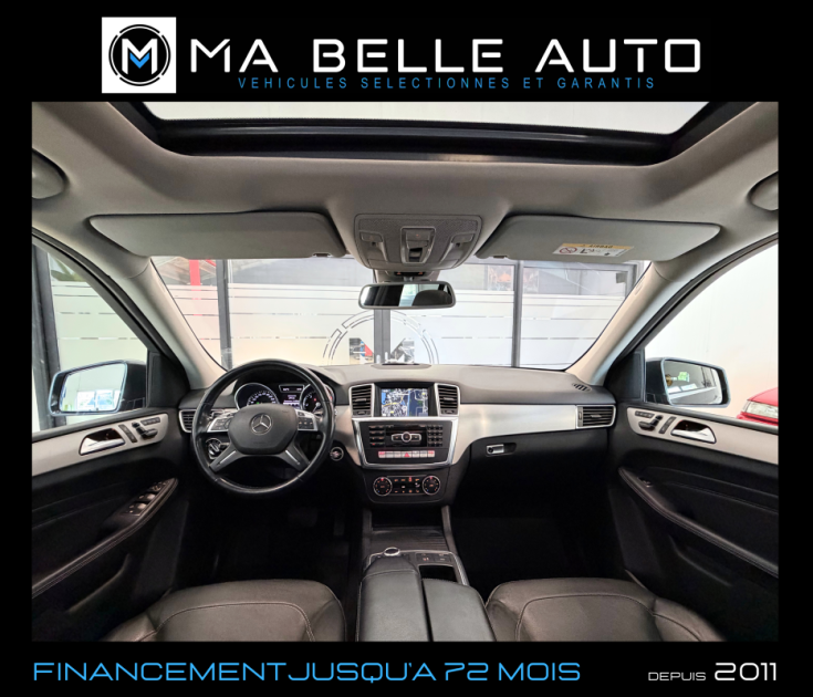 MERCEDES ML 250 BLUETEC 4MATIC 204 CH - AIRMATIC - TOIT PANORAMIQUE - CAMÉRA 360° - CUIR