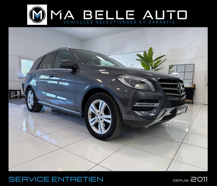 MERCEDES ML 250 BLUETEC 4MATIC 204 CH - AIRMATIC - TOIT PANORAMIQUE - CAMÉRA 360° - CUIR