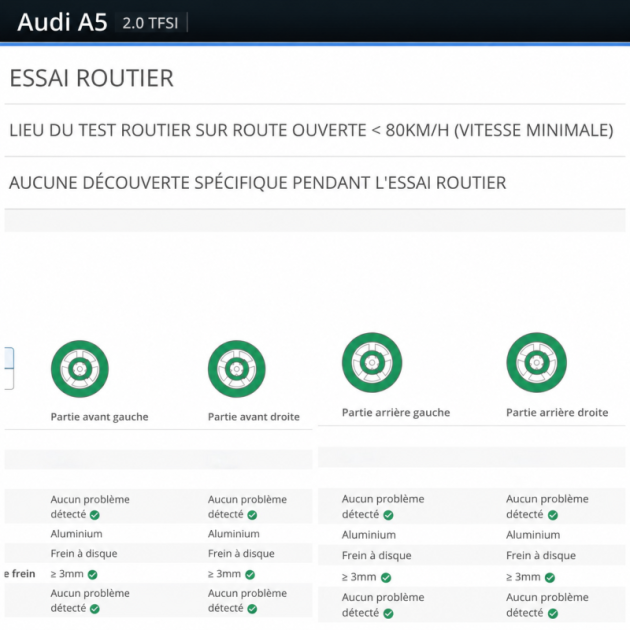 🟢 Audi A5 2.0 TFSI 5 Portes Garantie Radar Sièges Chauffants