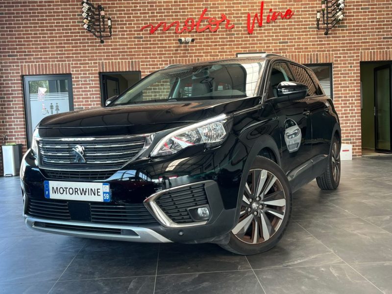 🚗 PEUGEOT 5008 1.6 BLUEHDI 120ch ⚙️ 🪑 Semi-cuir 📡 Radars de recul ❄️ Climatisation