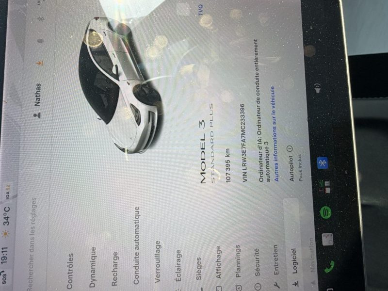 TESLA MODEL 3 STANDARD PLUS 2021 LFP