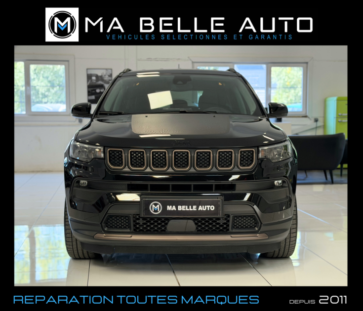 JEEP COMPASS II 1.3 T4 4xe PHEV 240 UPLAND FULL BLACK - BVA6 - 4x4 - TVA RÉCUPÉRABLE