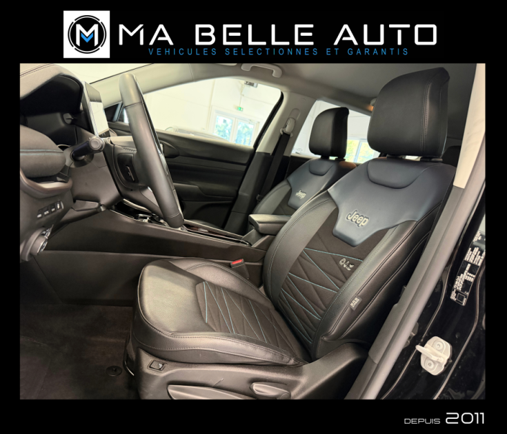 JEEP COMPASS II 1.3 T4 4xe PHEV 240 UPLAND FULL BLACK - BVA6 - 4x4 - TVA RÉCUPÉRABLE