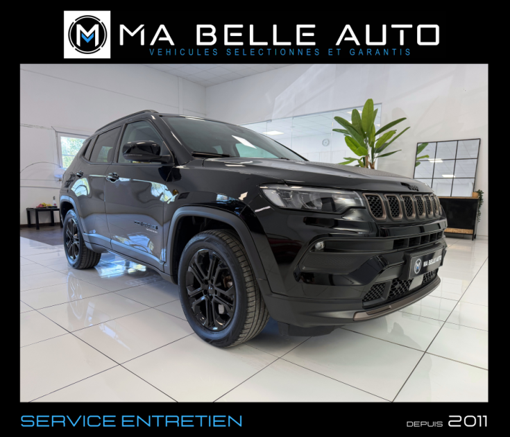 JEEP COMPASS II 1.3 T4 4xe PHEV 240 UPLAND FULL BLACK - BVA6 - 4x4 - TVA RÉCUPÉRABLE