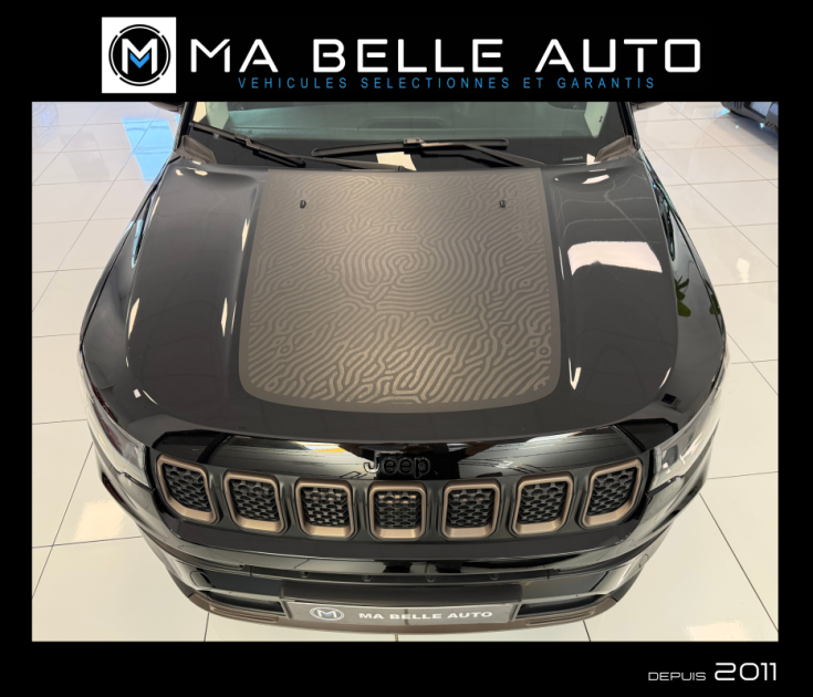 JEEP COMPASS II 1.3 T4 4xe PHEV 240 UPLAND FULL BLACK - BVA6 - 4x4 - TVA RÉCUPÉRABLE