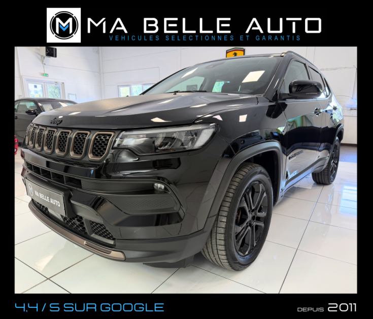 JEEP COMPASS II 1.3 T4 4xe PHEV 240 UPLAND FULL BLACK - BVA6 - 4x4 - TVA RÉCUPÉRABLE