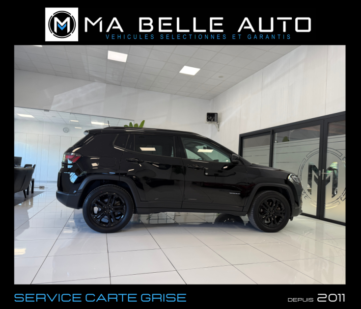 JEEP COMPASS II 1.3 T4 4xe PHEV 240 UPLAND FULL BLACK - BVA6 - 4x4 - TVA RÉCUPÉRABLE