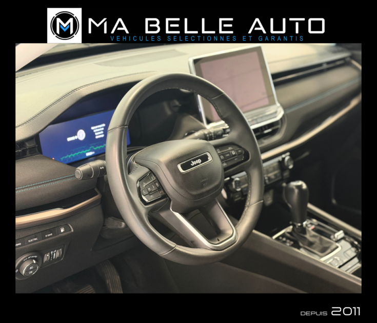 JEEP COMPASS II 1.3 T4 4xe PHEV 240 UPLAND FULL BLACK - BVA6 - 4x4 - TVA RÉCUPÉRABLE