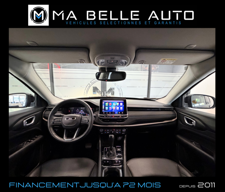 JEEP COMPASS II 1.3 T4 4xe PHEV 240 UPLAND FULL BLACK - BVA6 - 4x4 - TVA RÉCUPÉRABLE