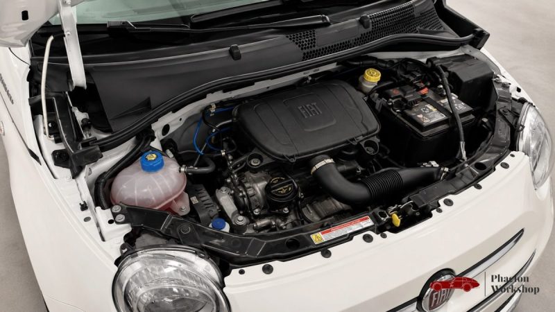 FIAT 500 1.0 HYBRID 70 DOLCEVITA SPIAGGINA – 32 900 KM – CARPLAY – TOIT PANORAMIQUE – BICOLORE