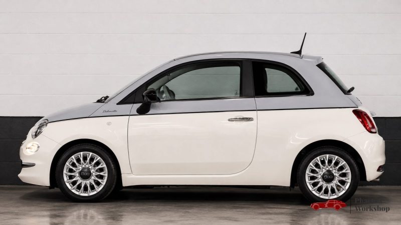 FIAT 500 1.0 HYBRID 70 DOLCEVITA SPIAGGINA – 32 900 KM – CARPLAY – TOIT PANORAMIQUE – BICOLORE