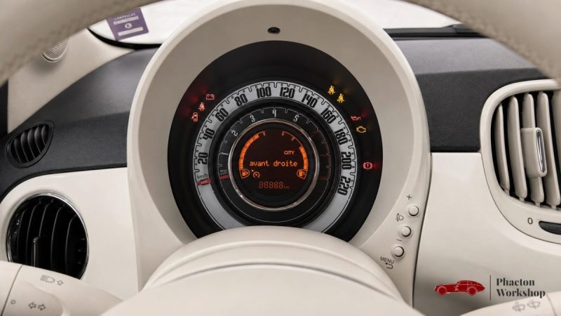 FIAT 500 1.0 HYBRID 70 DOLCEVITA SPIAGGINA – 32 900 KM – CARPLAY – TOIT PANORAMIQUE – BICOLORE