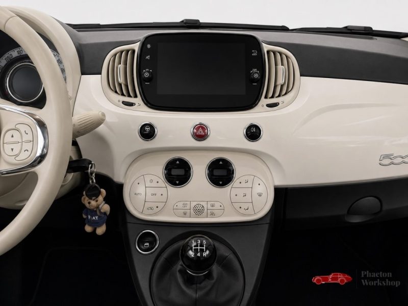 FIAT 500 1.0 HYBRID 70 DOLCEVITA SPIAGGINA – 32 900 KM – CARPLAY – TOIT PANORAMIQUE – BICOLORE