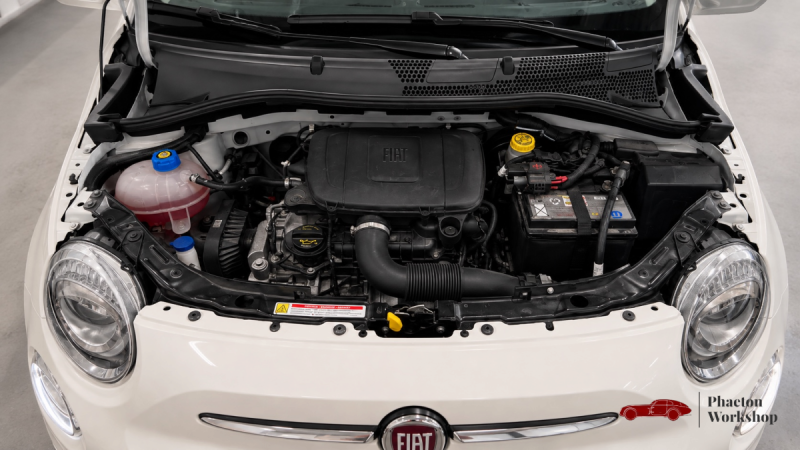 FIAT 500 1.0 HYBRID 70 DOLCEVITA SPIAGGINA – 32 900 KM – CARPLAY – TOIT PANORAMIQUE – BICOLORE