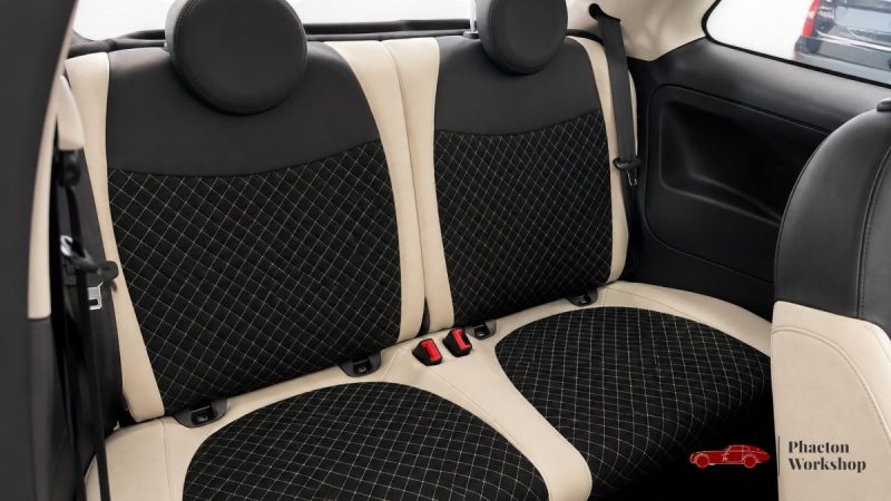 FIAT 500 1.0 HYBRID 70 DOLCEVITA SPIAGGINA – 32 900 KM – CARPLAY – TOIT PANORAMIQUE – BICOLORE