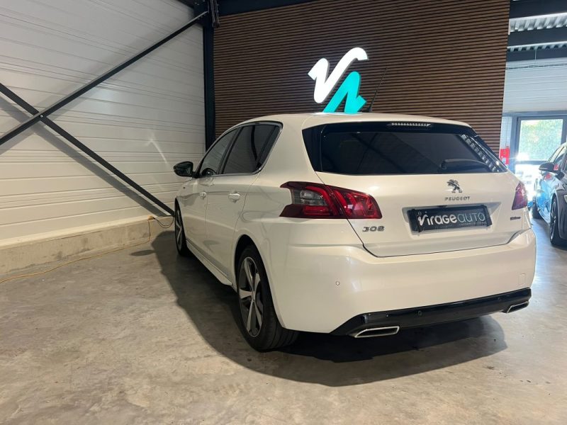 PEUGEOT - 308 II - 1.5 BLUE HDI - 130 cv - GT LINE - EAT 8 - 2019 - 123000 km - Carplay 