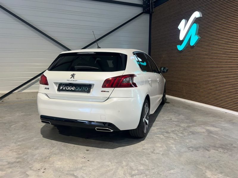 PEUGEOT - 308 II - 1.5 BLUE HDI - 130 cv - GT LINE - EAT 8 - 2019 - 123000 km - Carplay 