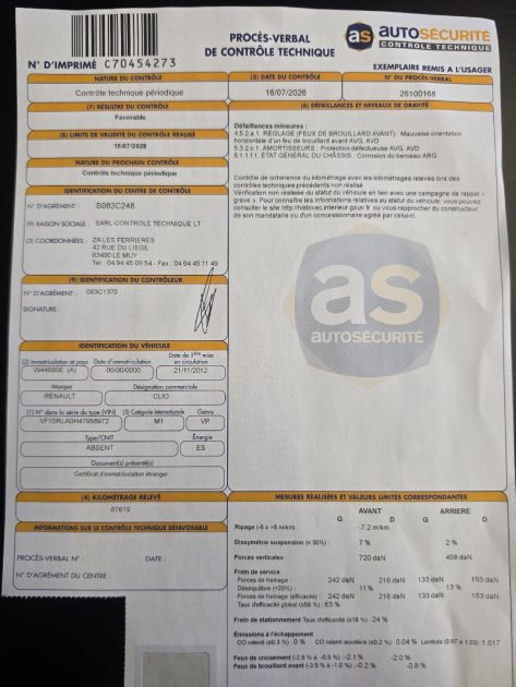 RENAULT CLIO 4 0.9 Tce 90ch 2012 - CT OK - Compresseur de clim neuf - Garantie 12 mois ou 15000km 