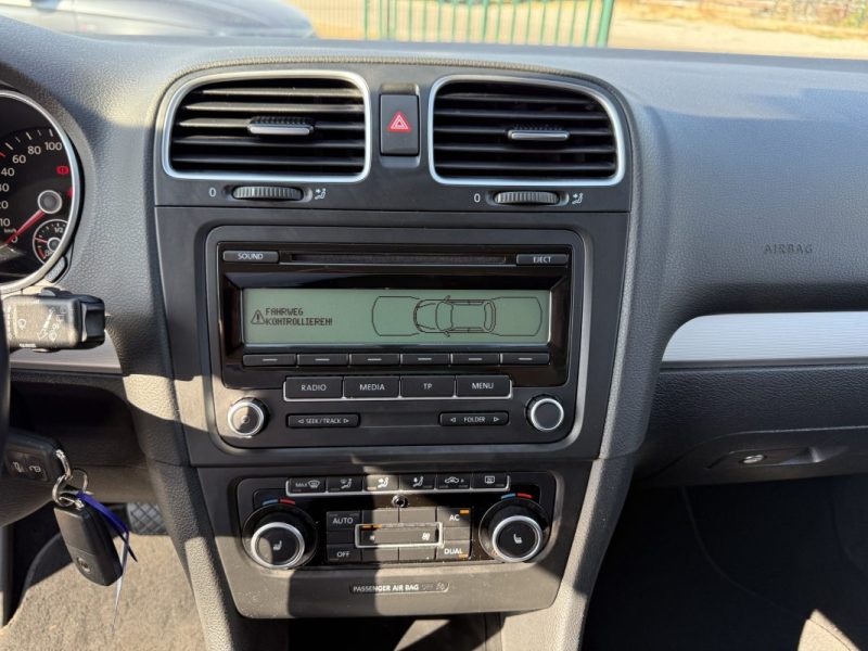 Volkswagen Golf VI 1.4 TSI 122ch DSG Boite Auto Confortline Garantie 6 Mois