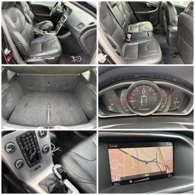 Volvo V40 II T2 2.0 Ti 122ch Inscription Navigation / LEDS / Sieges cuir / Combine digital 63.000 km
