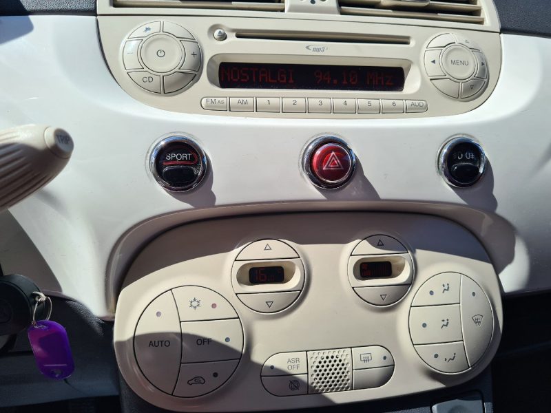 MAGNIFIQUE FIAT 500CABRIO C 1.4 16V 100 LOUNGE 2010