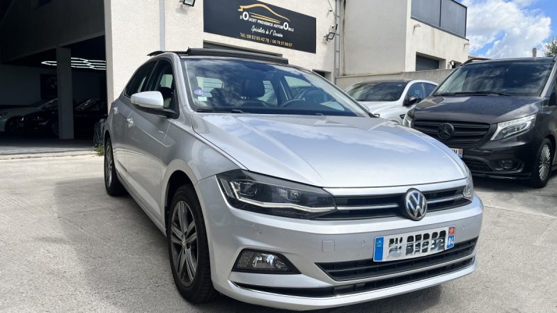 VOLKSWAGEN POLO VI 1. TSI 116 CARAT DSG7 BVA TOIT OUVRANT 2019