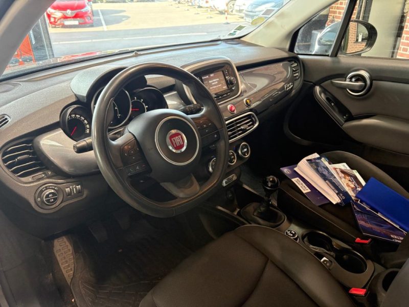 🔹FIAT 500X 1.6 JTD 120 Ch ✅Kit distribution neuf📡 Radar de recul📱 Bluetooth🛡️ Garantie 6 mois