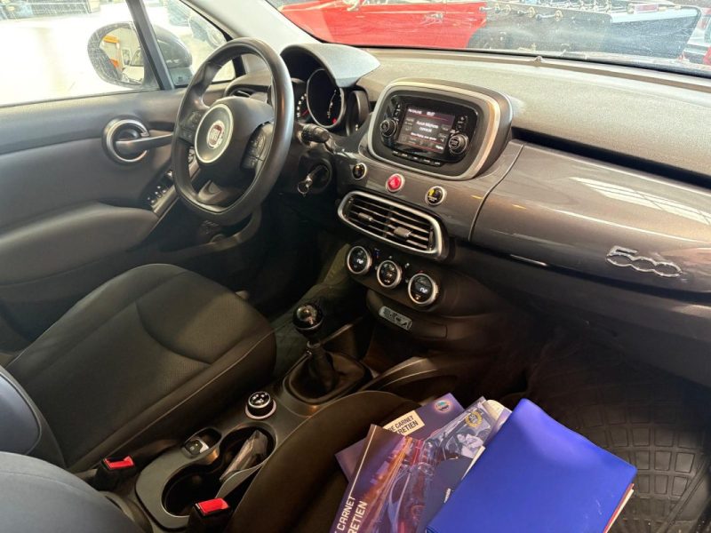 🔹FIAT 500X 1.6 JTD 120 Ch ✅Kit distribution neuf📡 Radar de recul📱 Bluetooth🛡️ Garantie 6 mois