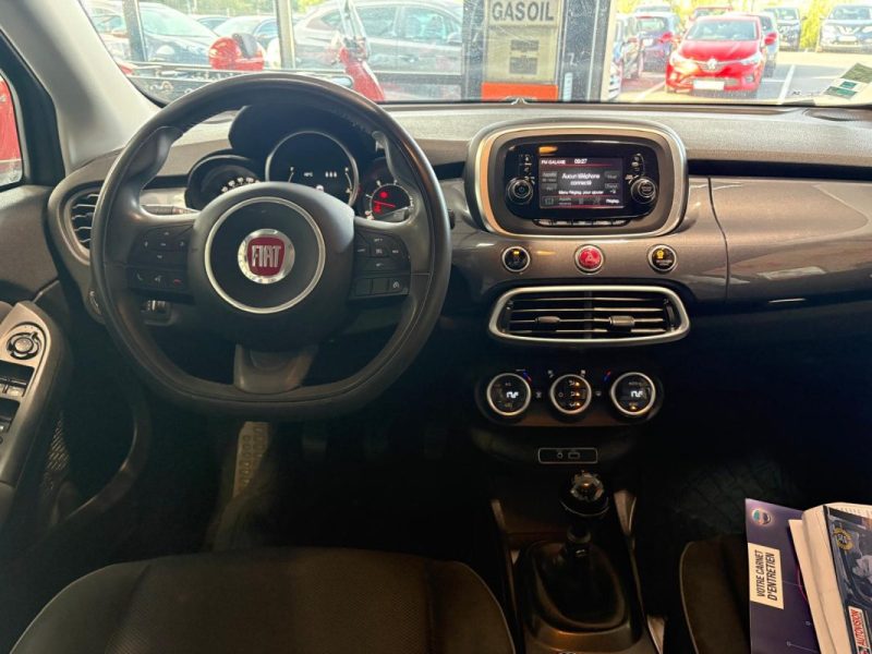 🔹FIAT 500X 1.6 JTD 120 Ch ✅Kit distribution neuf📡 Radar de recul📱 Bluetooth🛡️ Garantie 6 mois