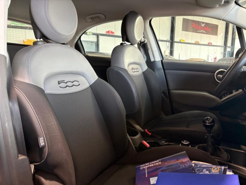 🔹FIAT 500X 1.6 JTD 120 Ch ✅Kit distribution neuf📡 Radar de recul📱 Bluetooth🛡️ Garantie 6 mois
