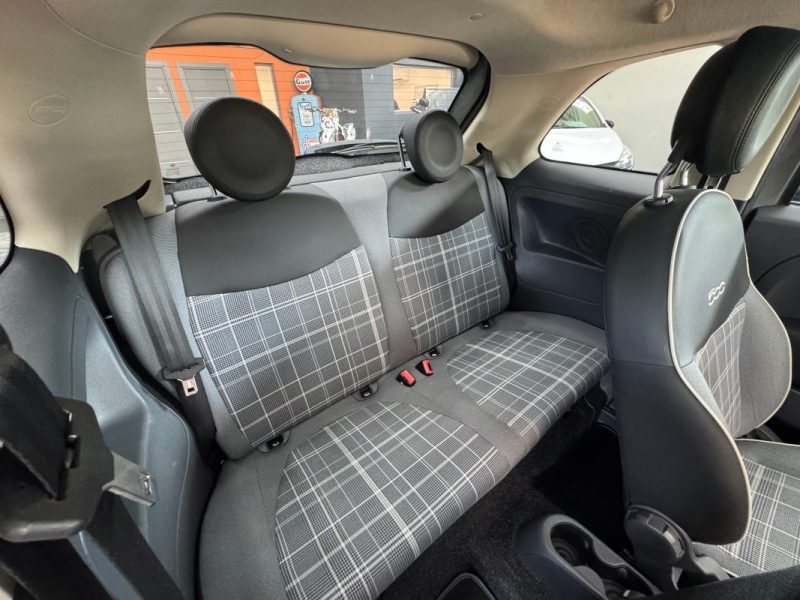 FIAT 500 1.2 69CH LOUNGE TOIT PANORAMIQUE - GARANTIE 12 - 60 MOIS