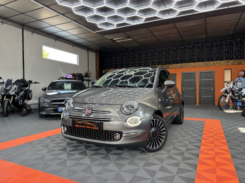 FIAT 500 1.2 69CH LOUNGE TOIT PANORAMIQUE - GARANTIE 12 - 60 MOIS