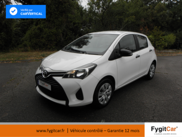 Toyota Yaris III 1.0 VVT-I 70ch Active • 2ème main • Entretien Toyota