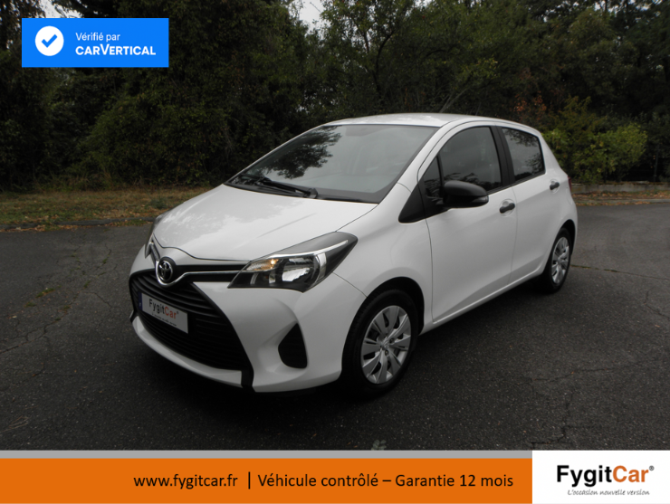 Toyota Yaris III 1.0 VVT-I 70ch Active • 2ème main • Entretien Toyota