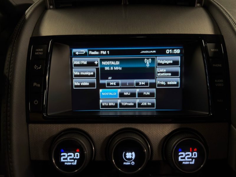 JAGUAR F-TYPE 3.0 V6 340 Cv BVA 8 - 13 700 KMS / KEYLESS / GPS TACTILE - GARANTIE 12 MOIS