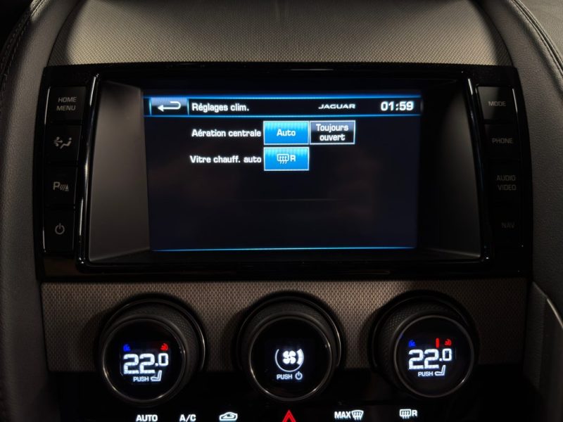 JAGUAR F-TYPE 3.0 V6 340 Cv BVA 8 - 13 700 KMS / KEYLESS / GPS TACTILE - GARANTIE 12 MOIS