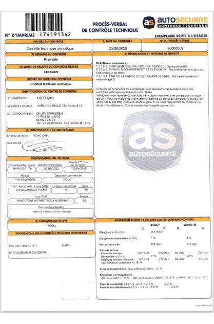 VOLKSWAGEN POLO 1.2 TSI 90CH 2013 - Révision complète - CT OK - Garantie 12 mois ou 15000km