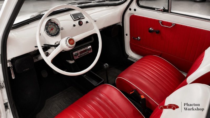 FIAT 500 – RESTAURATION COMPLÈTE | MOTEUR 126 652 CM³ | BOÎTE SYNCHRONISÉE