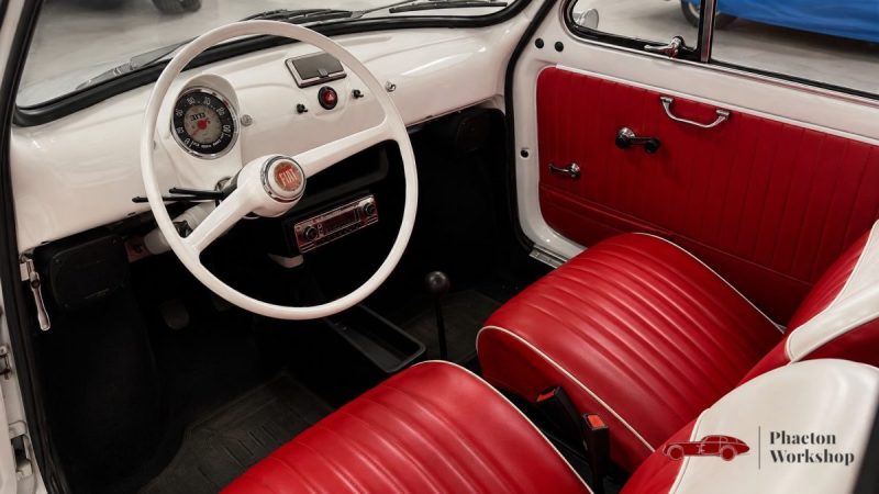 FIAT 500 – RESTAURATION COMPLÈTE | MOTEUR 126 652 CM³ | BOÎTE SYNCHRONISÉE