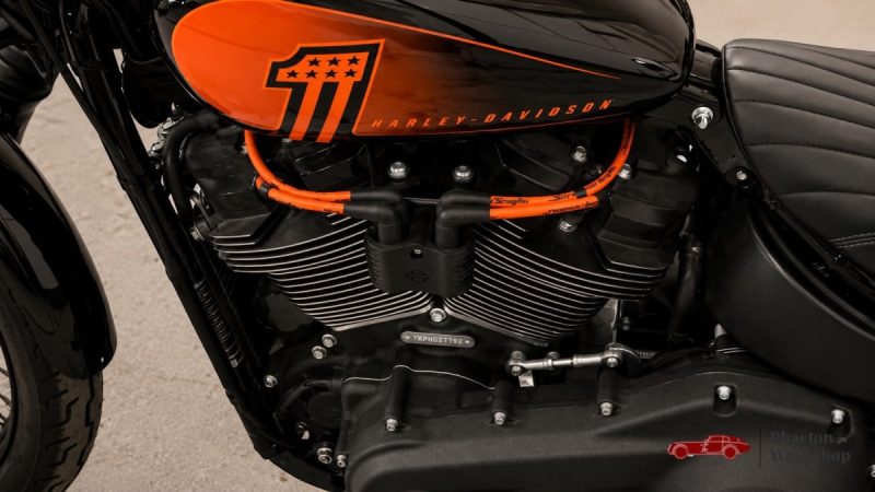 HARLEY-DAVIDSON STREET BOB 114 – 2021 – 3 690 KM – 1ÈRE MAIN – CUSTOM
