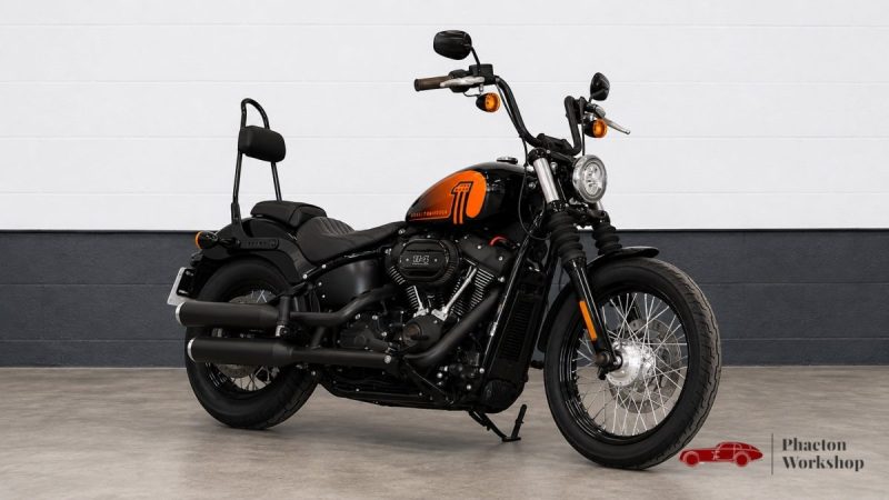 HARLEY-DAVIDSON STREET BOB 114 – 2021 – 3 690 KM – 1ÈRE MAIN – CUSTOM