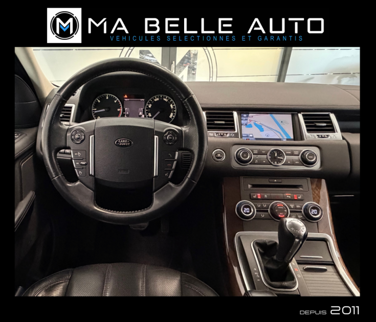 LAND ROVER RANGE ROVER SPORT 3.0 TDV6 HSE 211 BVA 4X4 - PARFAIT ETAT - GARANTIE