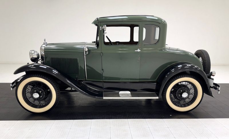 1930 Ford Model A Coupé Teinte d’époque Kewanee Green