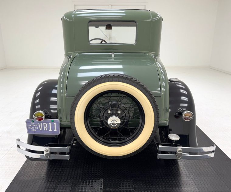 1930 Ford Model A Coupé Teinte d’époque Kewanee Green