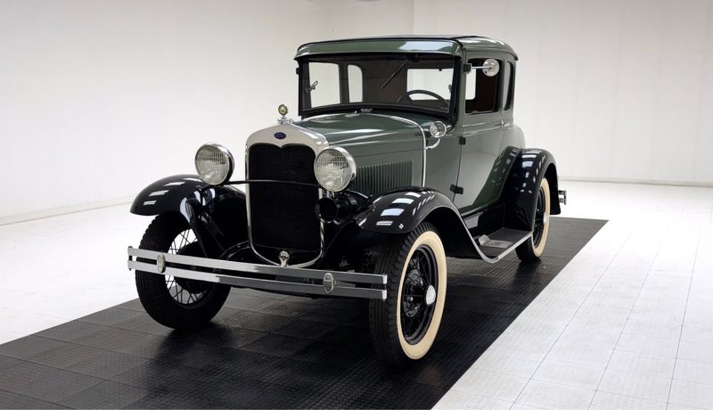 1930 Ford Model A Coupé Teinte d’époque Kewanee Green