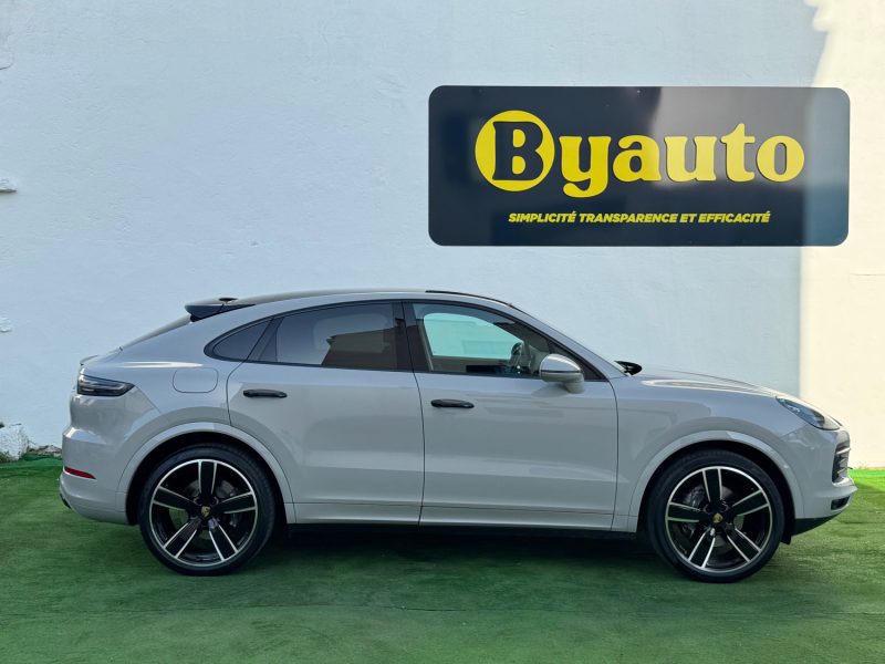 PORSCHE CAYENNE 3.0 V6 462 CH E-HYBRID COUPE GRIS CRAIE GARANTIE 12 MOIS SUIVI COMPLET 