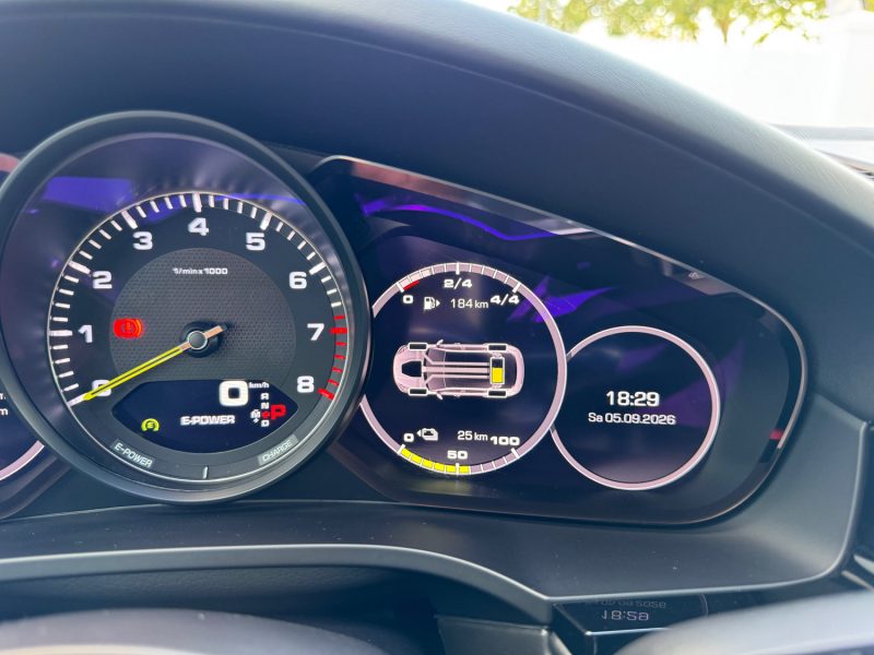 PORSCHE CAYENNE 3.0 V6 462 CH E-HYBRID COUPE GRIS CRAIE GARANTIE 12 MOIS SUIVI COMPLET 